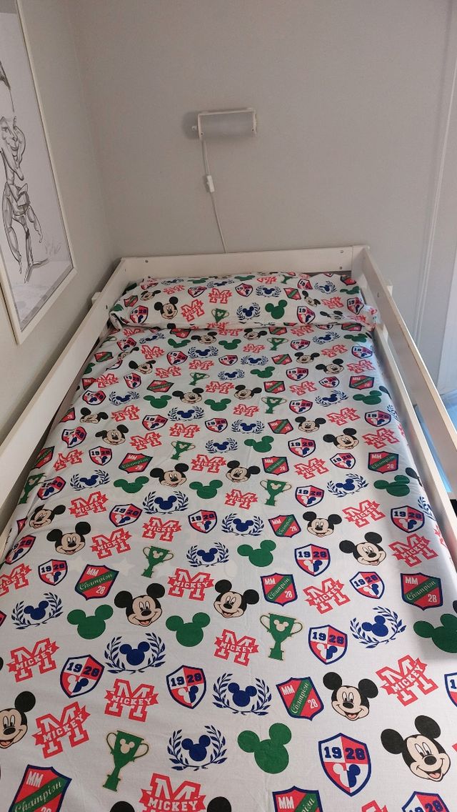 Funda nórdica infantil 90 cm cama Mickey Mouse