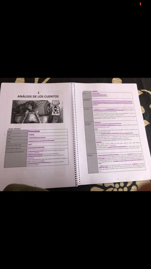 Libreta de Antología De Cuentos Hispanoamericanos