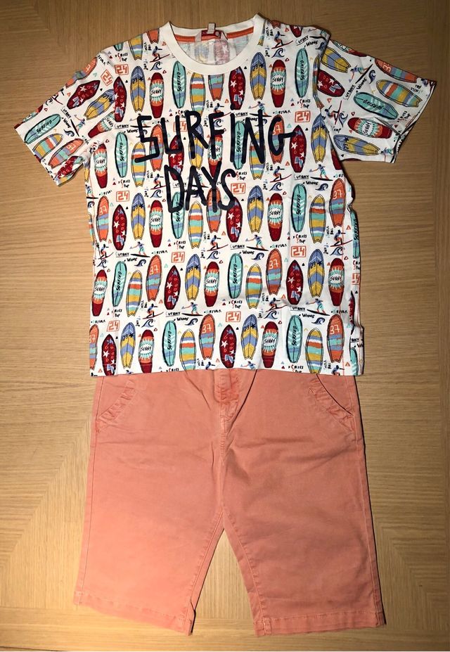 Pantalon IKKS y camiseta Boboli talla 14