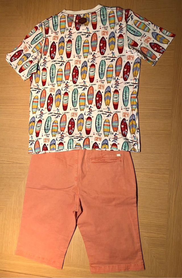 Pantalon IKKS y camiseta Boboli talla 14