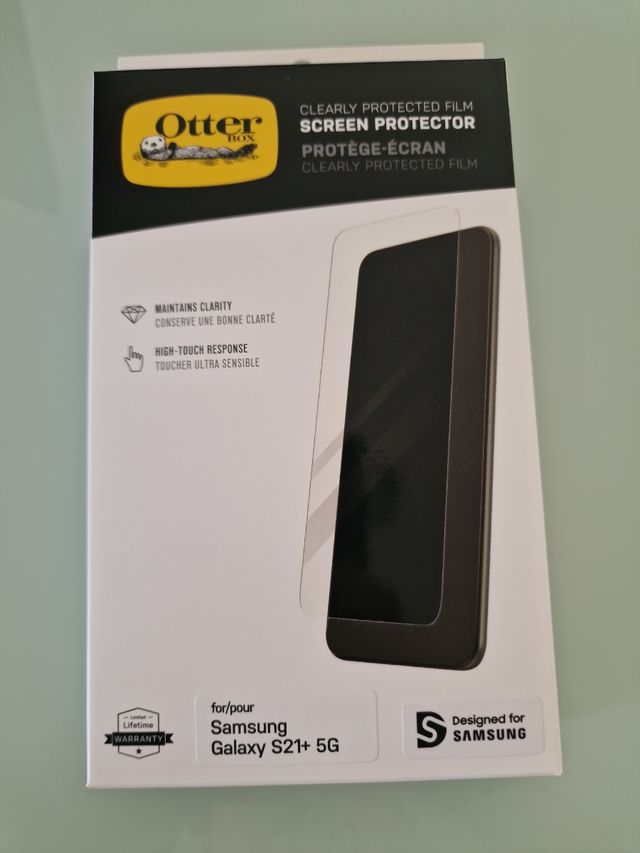 Pack GalaxyS21+ cover+pellicola protettiva OTTERBOX