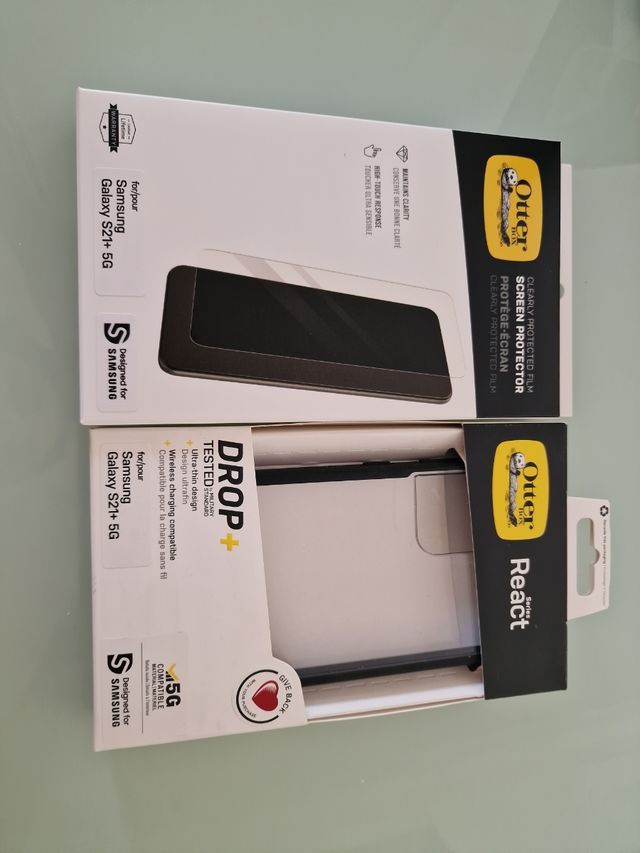 Pack GalaxyS21+ cover+pellicola protettiva OTTERBOX