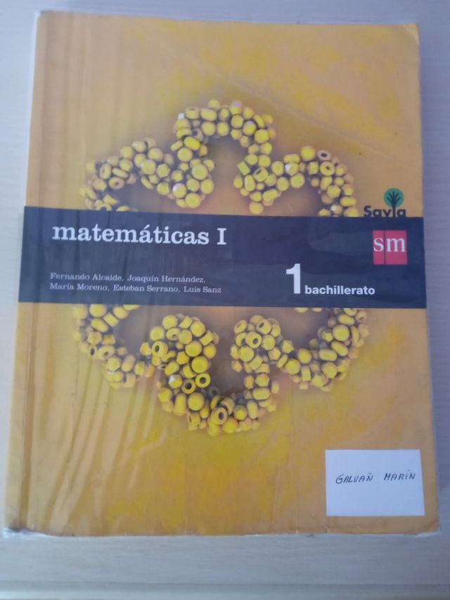 Libros de 1° de bachiller de ciencias