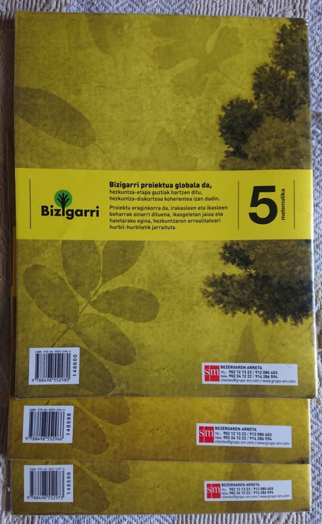 Libros Matematika 5 primaria