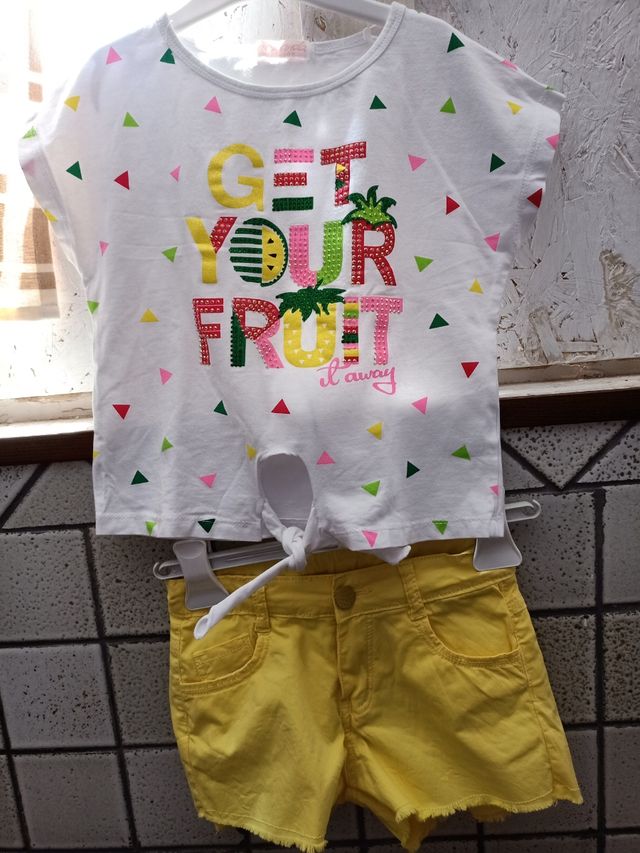 Completo t-shirt con pantaloncino 