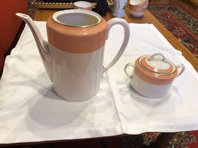 Juego café antiguo incompleto