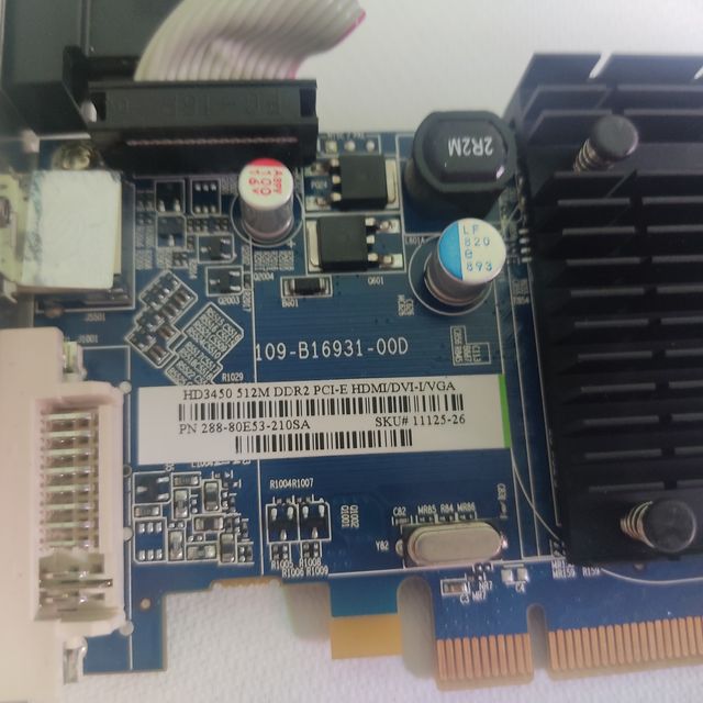 Tarjeta gráfica sapphire Radeon 512