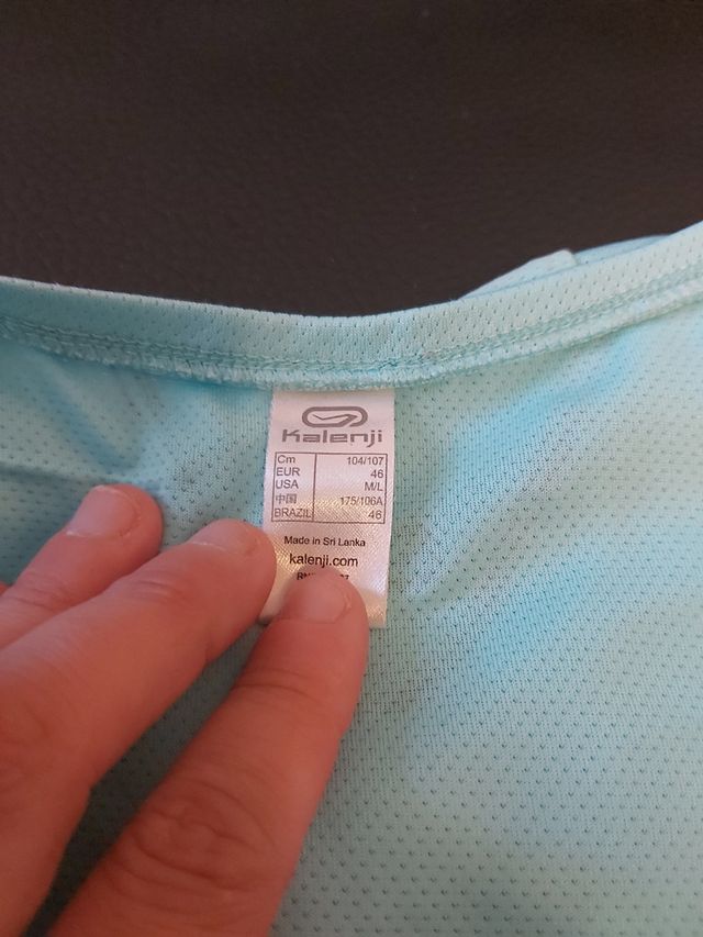 lote de cinco camisetas manga corta decathlon