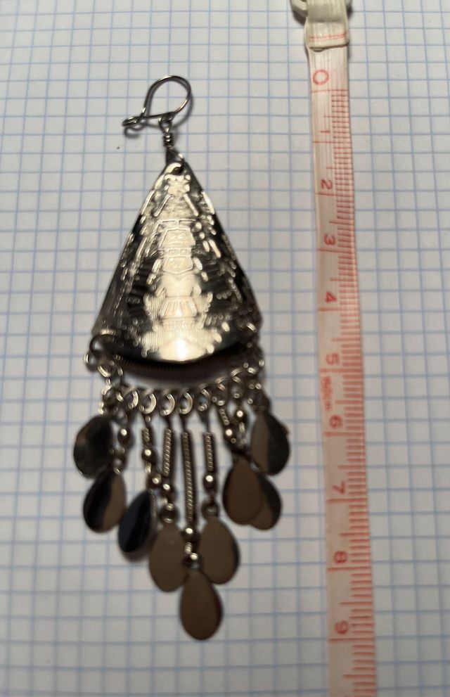 Pendientes largos etnicos