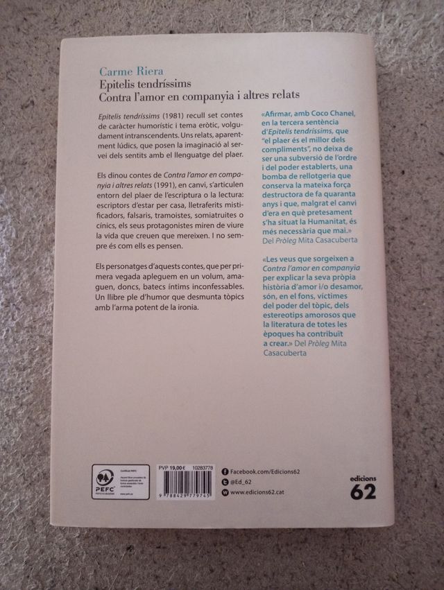 Epitelis tendríssims i contra l'amor...