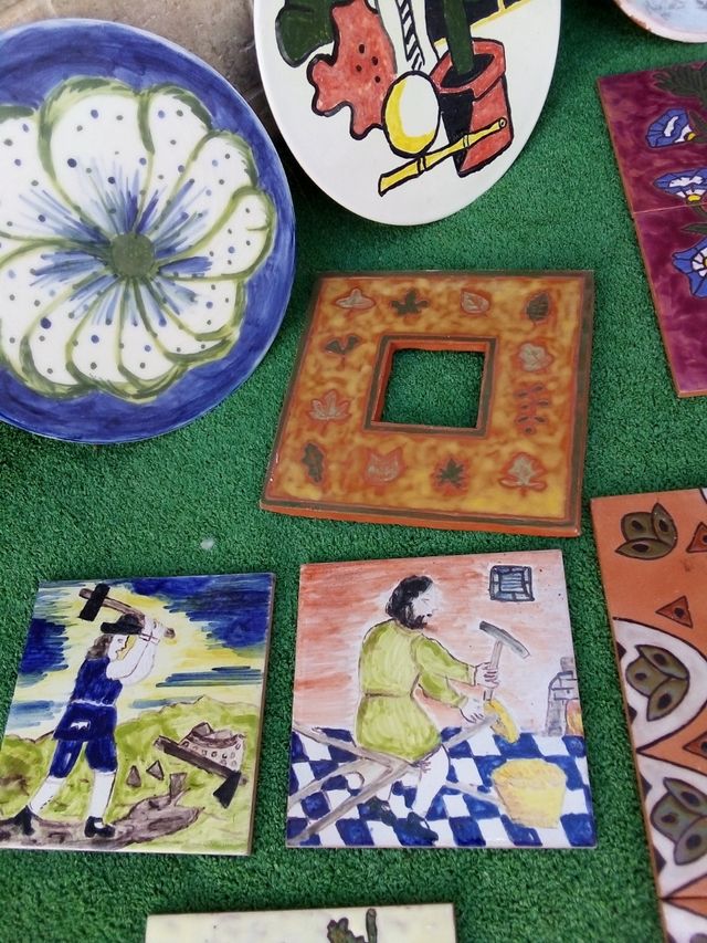 azulejos y platos 