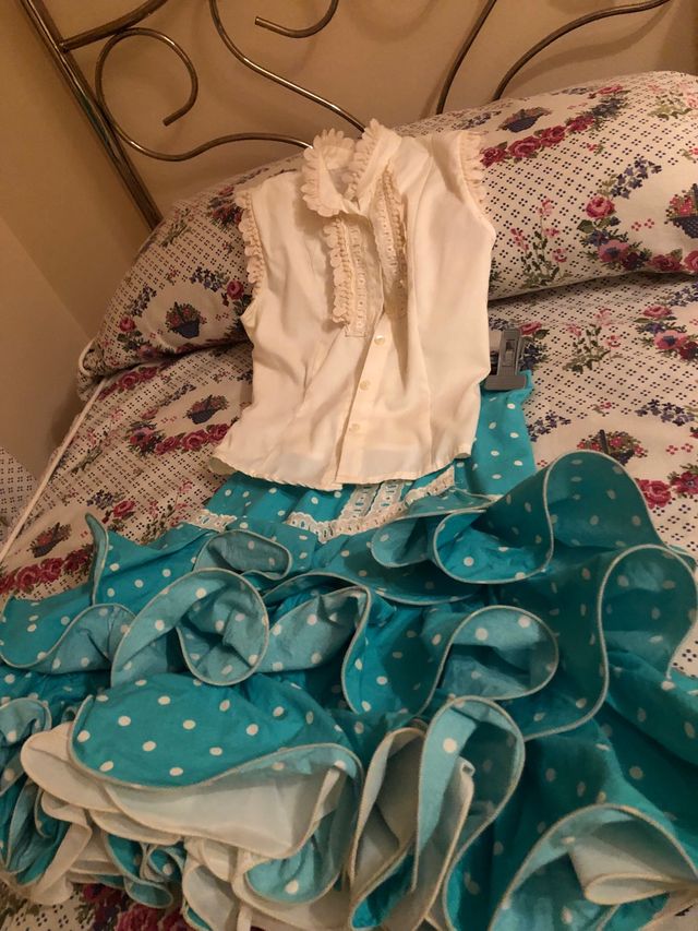 Vestido de. Gitana de diminutos. Buti