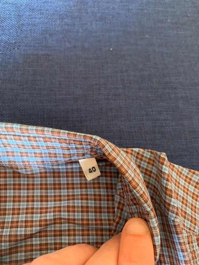 BOSCHI Sperimentale Camicia uomo tg.40 scacchi