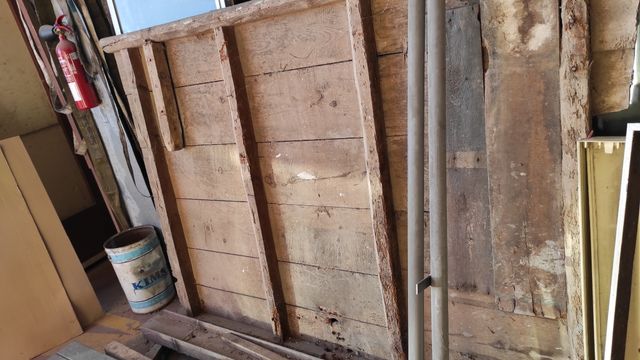 antigua puerta de madera