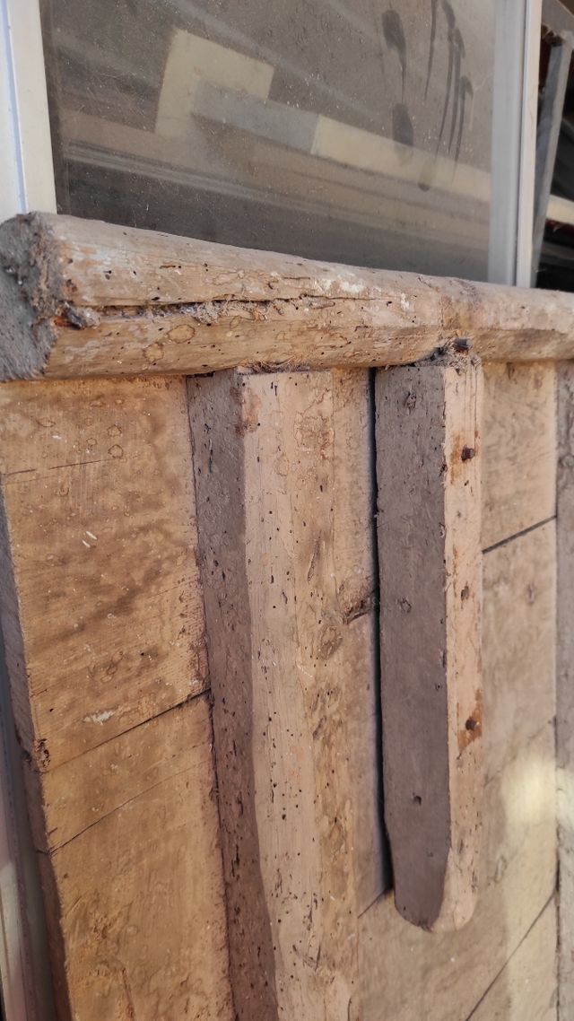 antigua puerta de madera