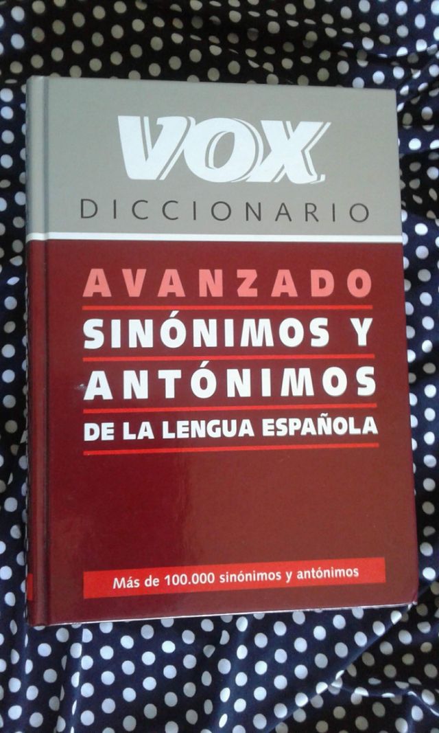 Diccionario avanzado de sinónimos y antónimos VOX de segunda mano por 7