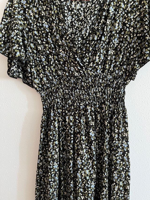 Vestido largo estampado