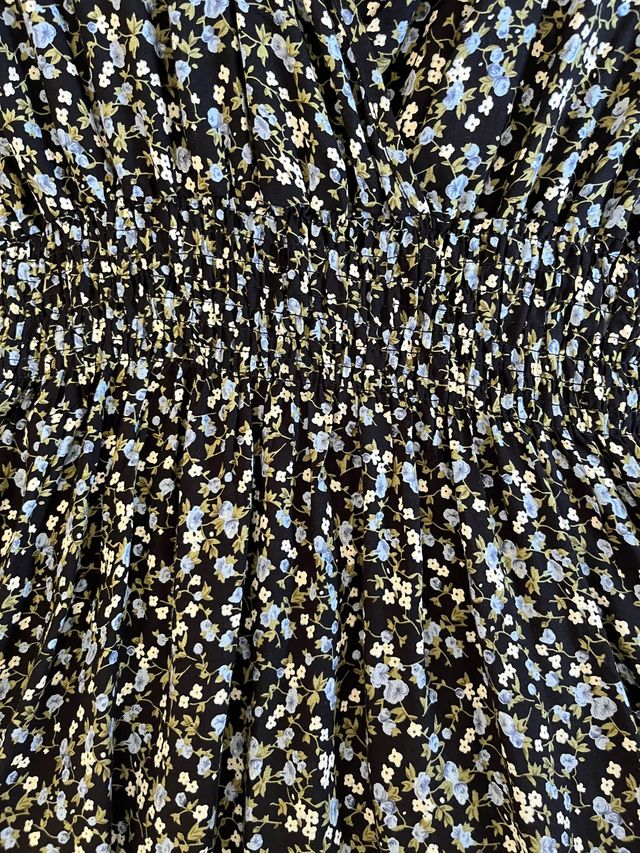 Vestido largo estampado