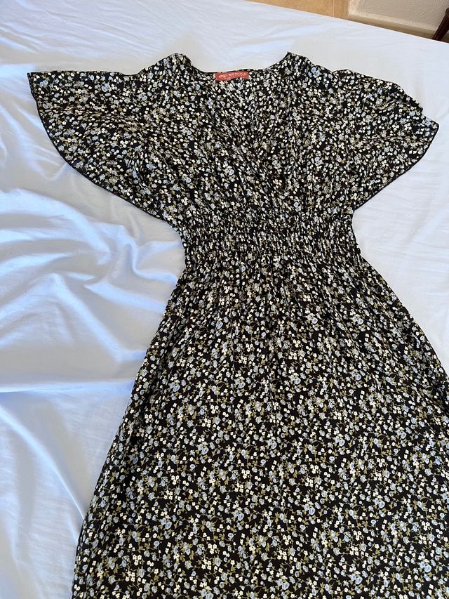 Vestido largo estampado