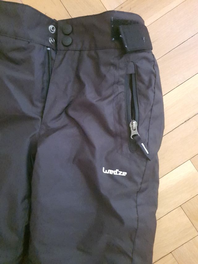 Pantalon negro esquiar niño 6-8  años