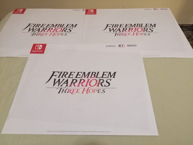 Imagen de 3 Laminas fire emblem warriors three hopes