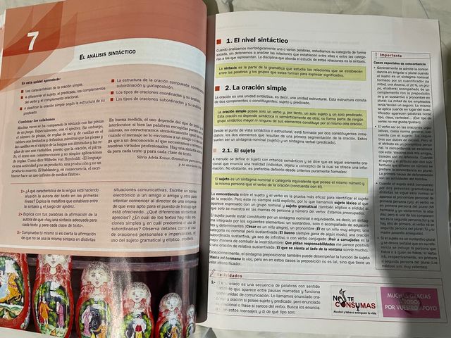 Libro in spagnolo 2° Bachelor McGrawhill