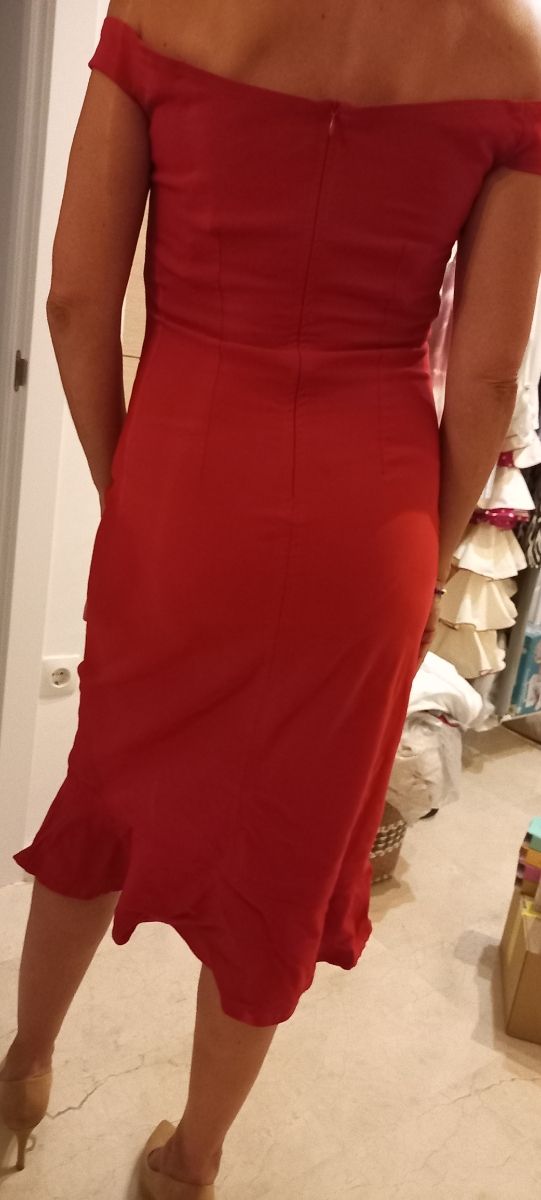 vestido de fiesta comida navidad desigual