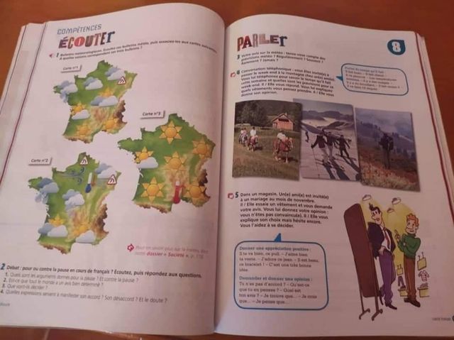 libro de francés de 1° bachillerato