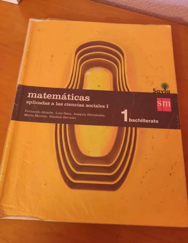 libro de matemáticas de 1° de bachillerato