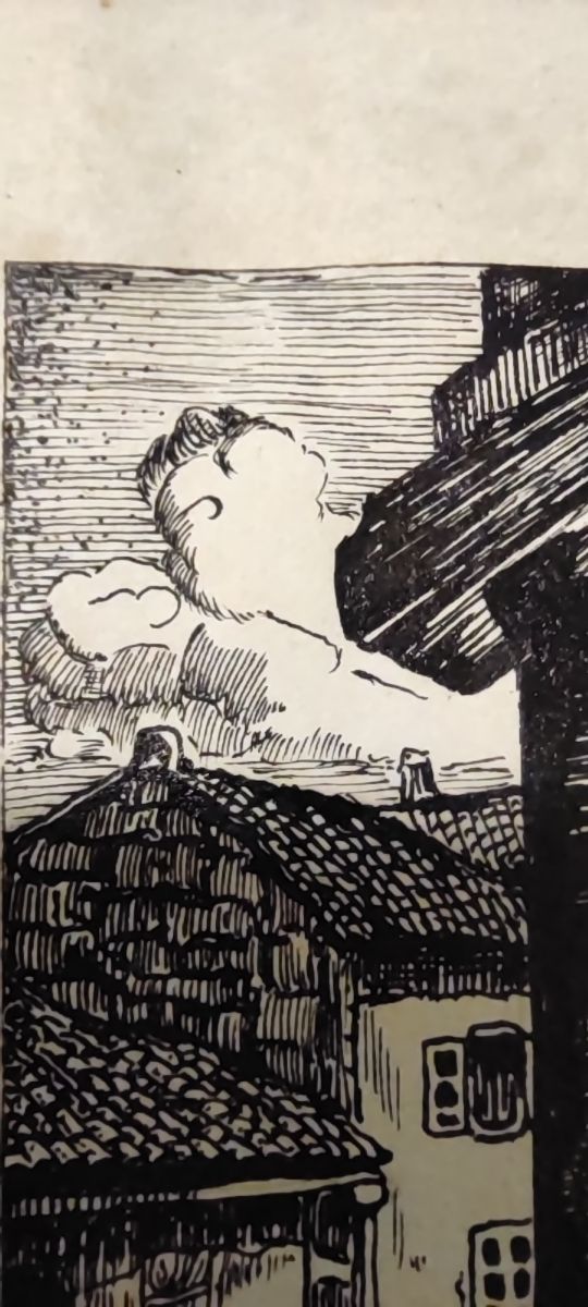 Grabado Castro Gil original