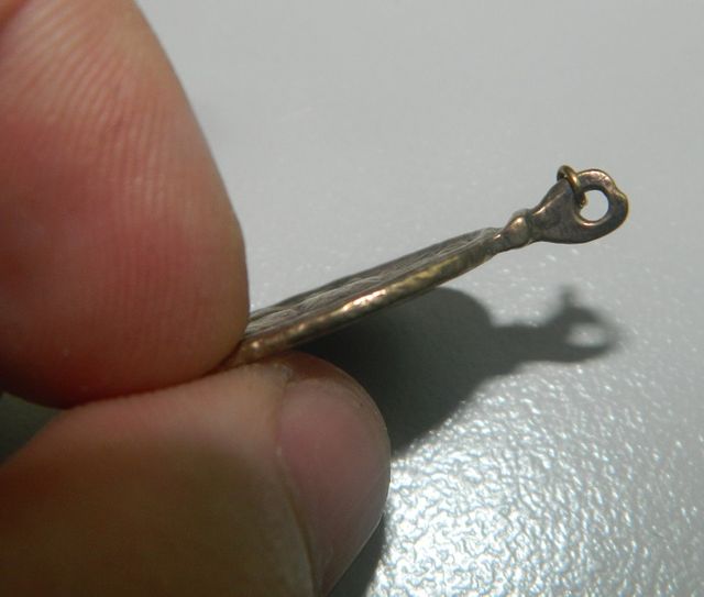 Medalla religiosa Siglo XVII S Francis San Ignacio