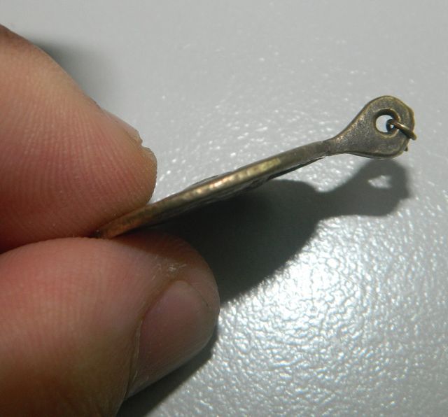 Medalla religiosa Siglo XVII Maria Lauretana.