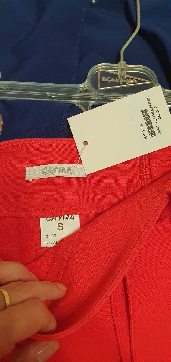 Pantalones rojos estilo palazzo nuevos