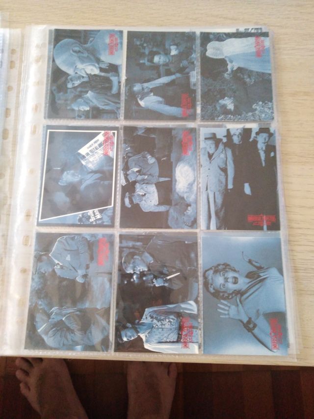 universal monsters trading cards silver screen