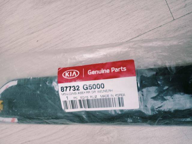 moldura puerta trasera derecha Kia Niro 2019