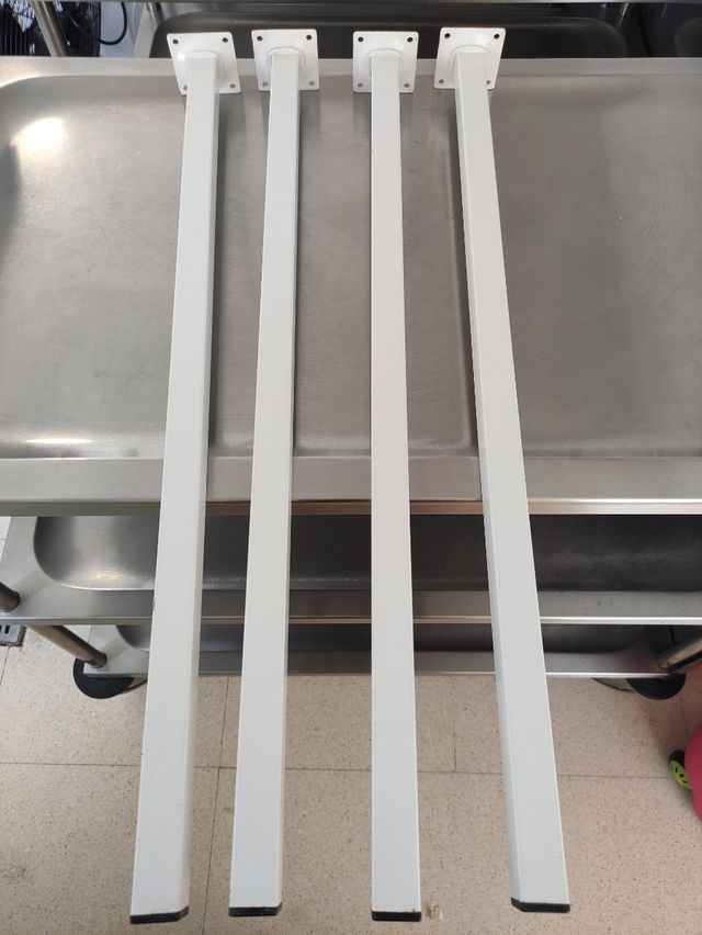 patas aluminio cuadradas