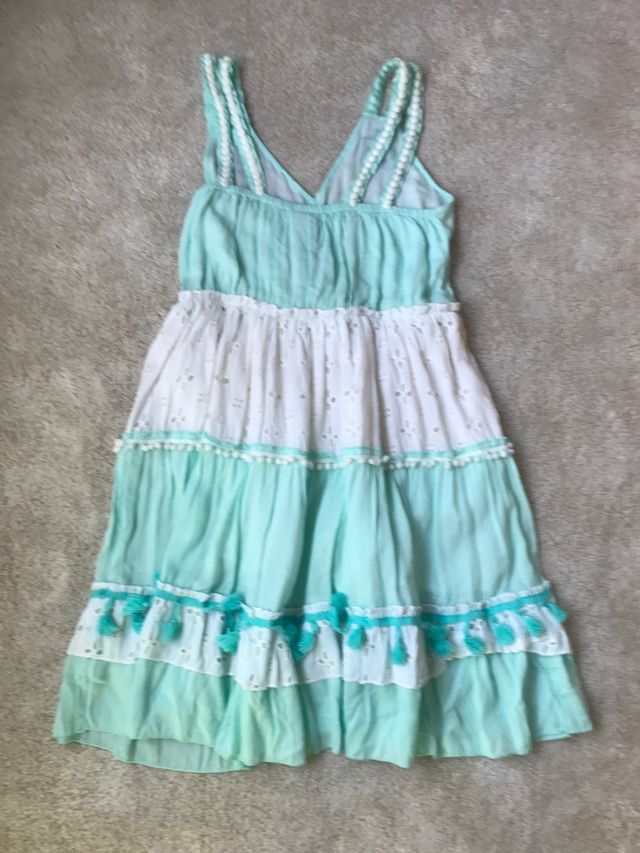 Precioso vestido turquesa