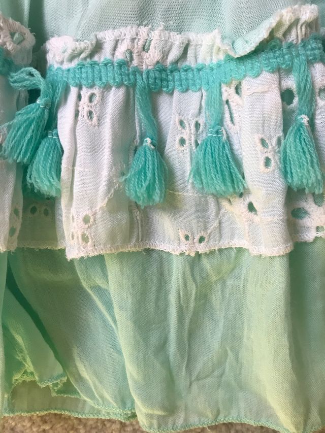 Precioso vestido turquesa