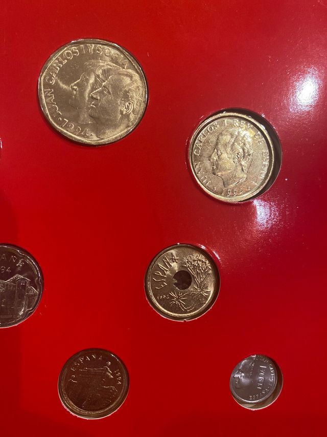 Estuche monedas peseta año 1994