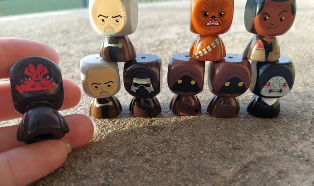 Muñecos Star Wars Bustz Carrefour Blokhedz