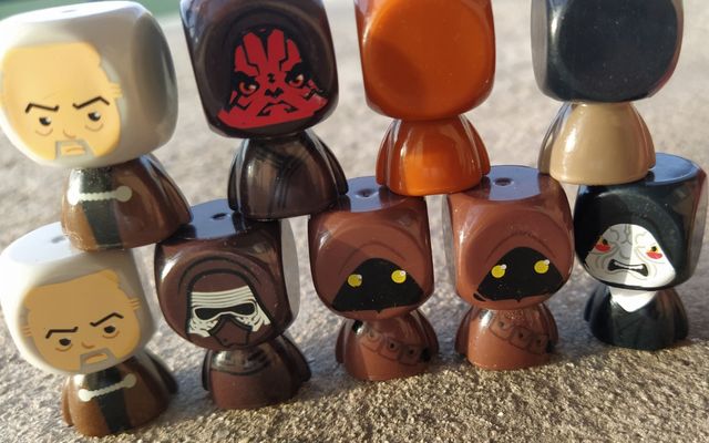 Muñecos Star Wars Bustz Carrefour Blokhedz