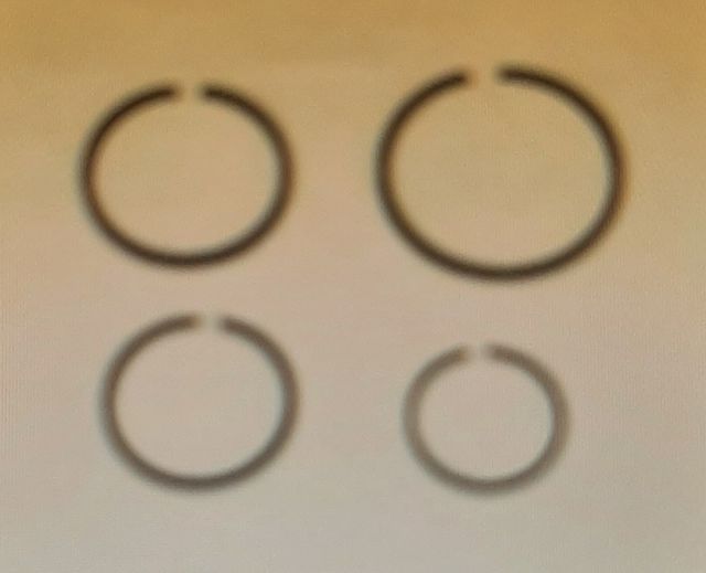 Segmentos moto /Pistón 41mm