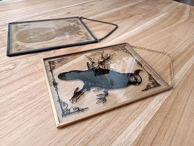 Cuadros de metal y vidrio Maisons du Monde