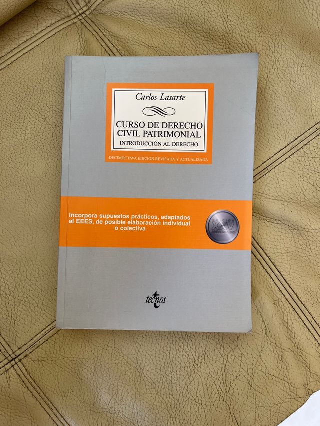 Curso derecho civil patrimonial, Carlos Lasarte