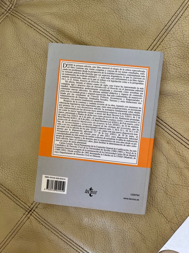 Curso derecho civil patrimonial, Carlos Lasarte