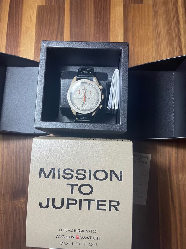 Swatch moonwatch mission to Jupiter by Omega