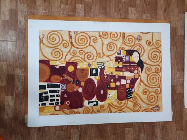 lienzo pintado al oleo