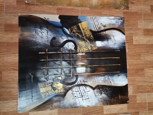 lienzo pintado al oleo