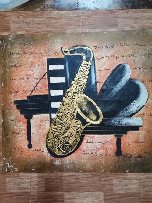 lienzo pintado al oleo