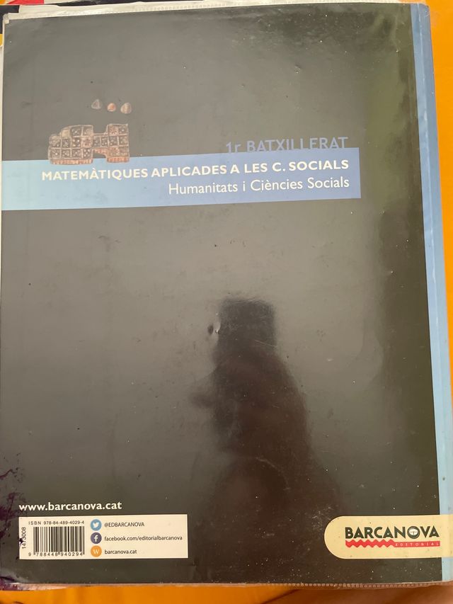 Libro Matematiques Aplicades a les Ciencies Social